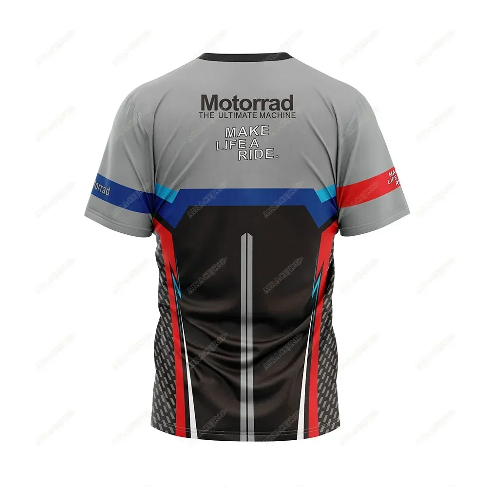 GS Motorrad For BMW T-Shirt R1250GS/R1200GS/ F850GS/F750GS/ Touring Motorcycle Racing ADVENTURE Black Grey Summer Jerseys