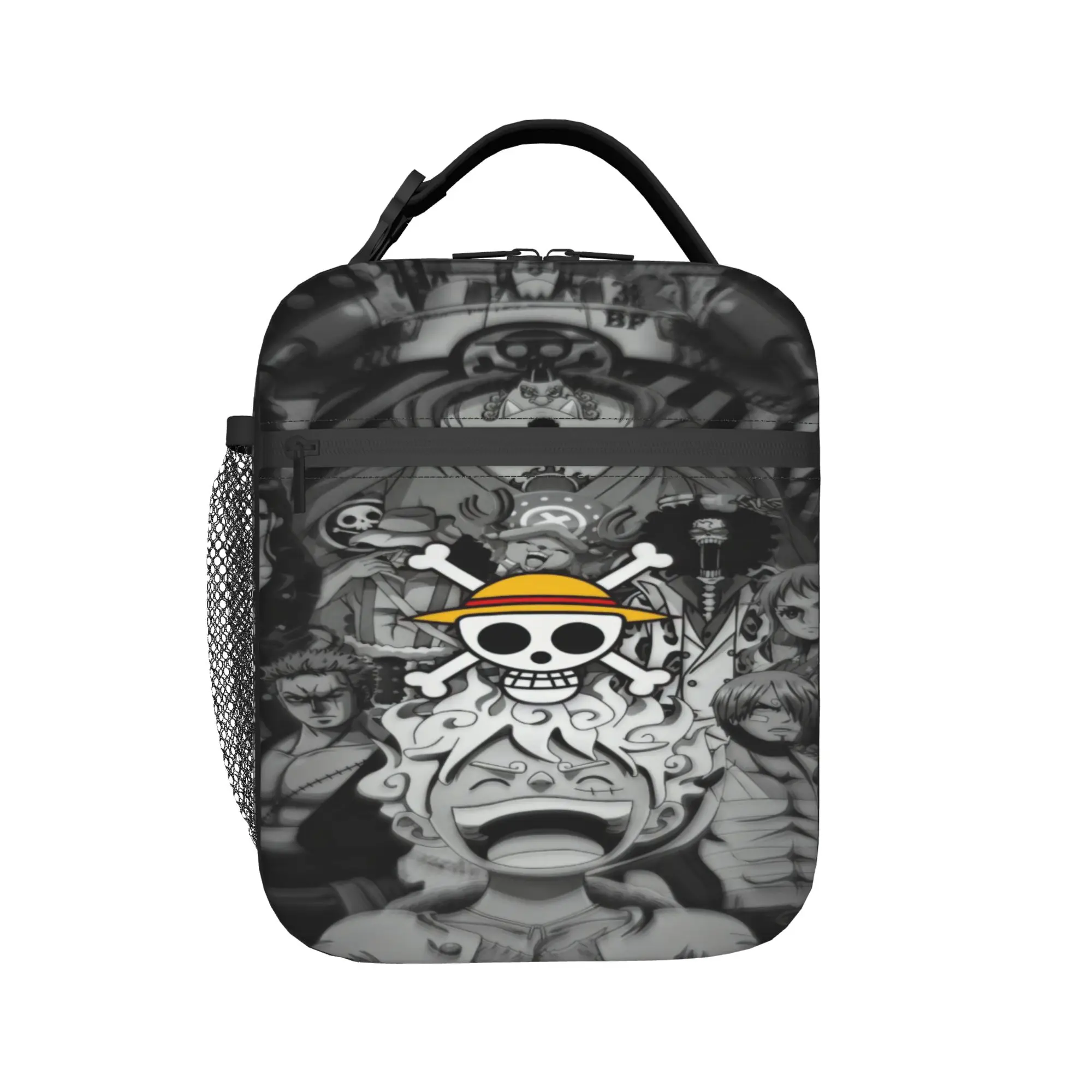 

Insulated Lunch Bags luffys o-one-piece-e zoro Accessories Storage Food Box Ins Style Thermal Cooler Lunch Box For Outdoor