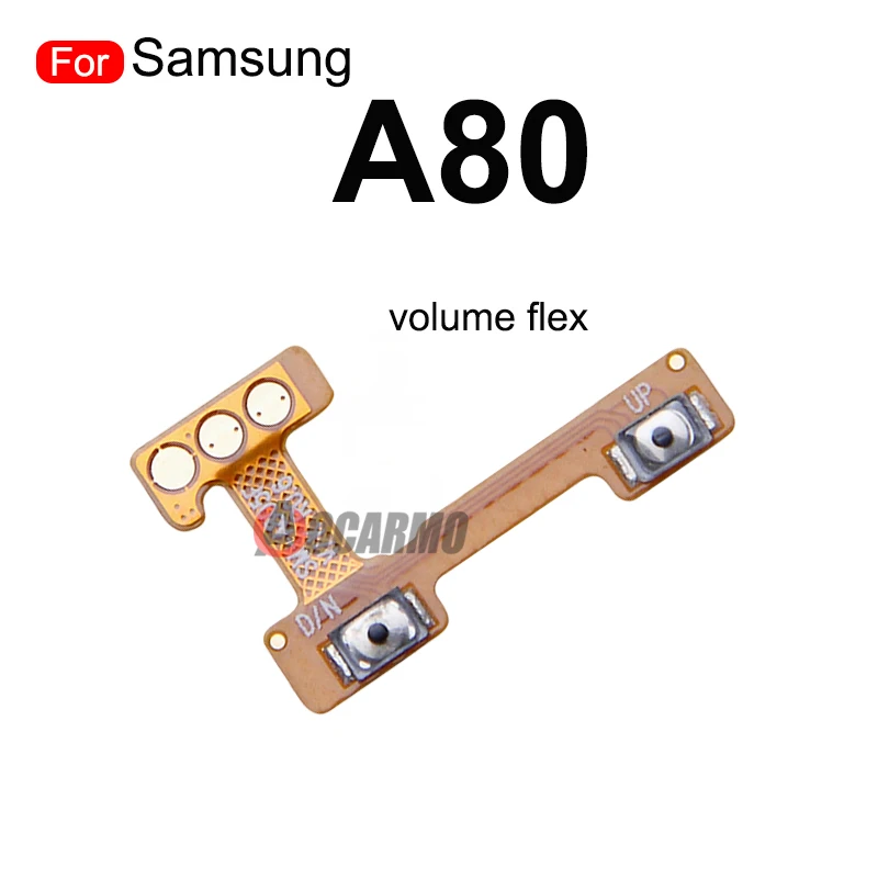 For Samsung Galaxy A80 SM-A805F Power Volume Up Down Flex Cable Replacement Parts