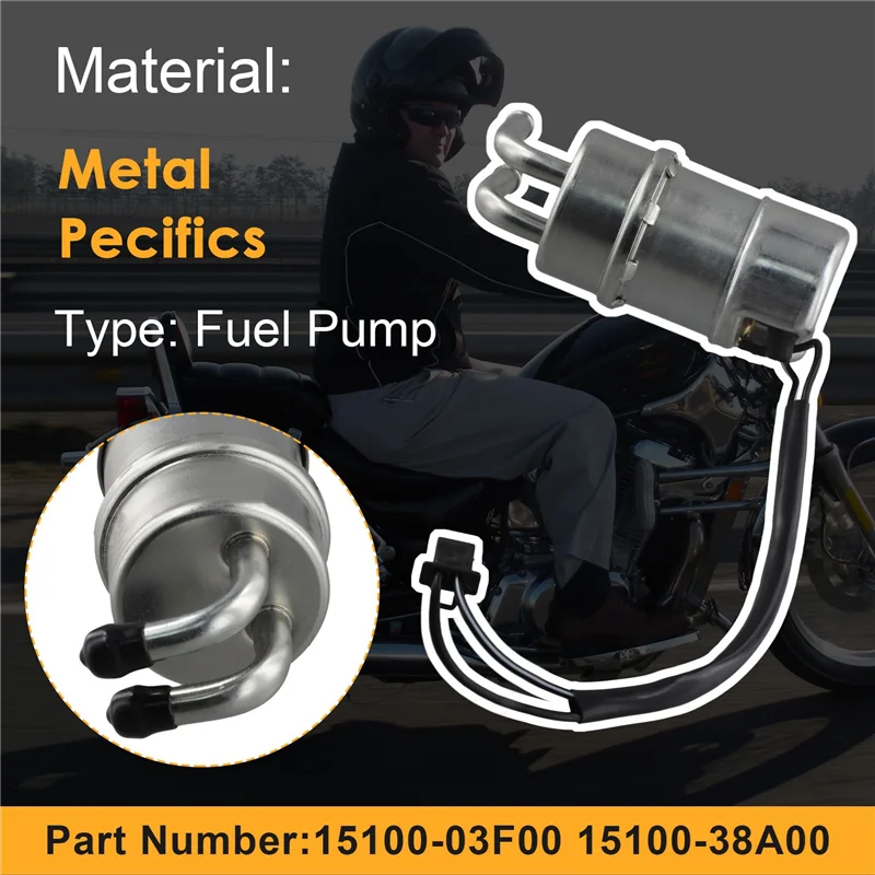 

2X Motorcycle Fuel Pump 15100-03F00 For Suzuki VS700 VS750 VS1400 Intruder 700 750 1400 VS1400 Boulevard S83 15100-38A00