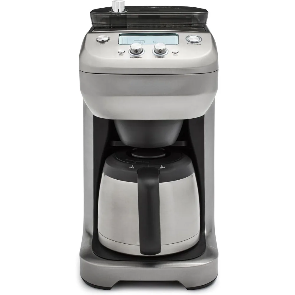 Coffee Machine for 12-Cup Carafe, Dual Wall Stainless Steel Thermal Carafe and Cleaning Brush, Coffee Makers