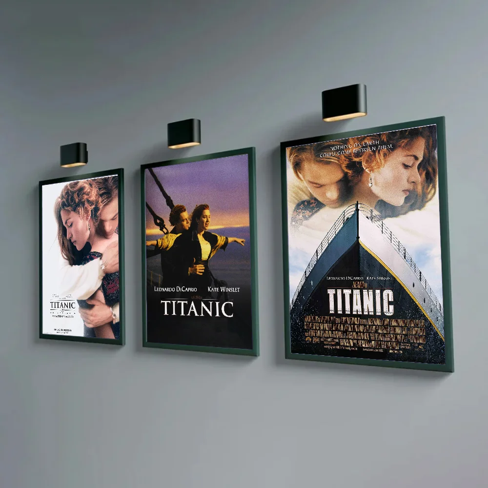 

Classic Titanic Romanticism Movie DIY Poster Kraft Paper Vintage Poster Wall Art Painting Study Stickers Big Szie Wall Painting