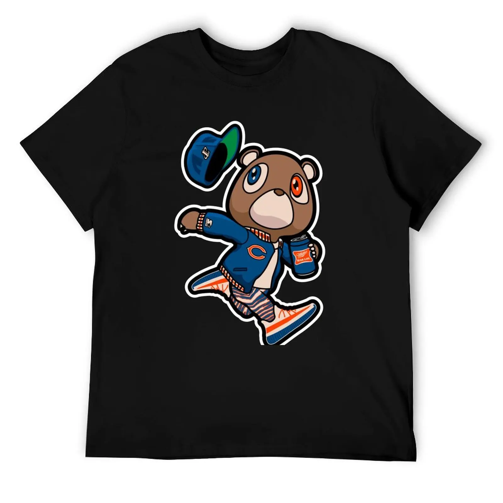 

Kanye West Dropout Bear Chicago Vintage Graduation Classic Copy T-Shirt t shirt man plain T-Shirt