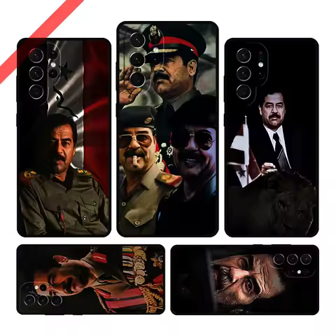 Saddam Hussein Phone Case For Samsung Galaxy S20 FE S21 S10 S23 Plus S24 S22 Ultra Coque Note20 Note10 S9 S8 Cover Capa