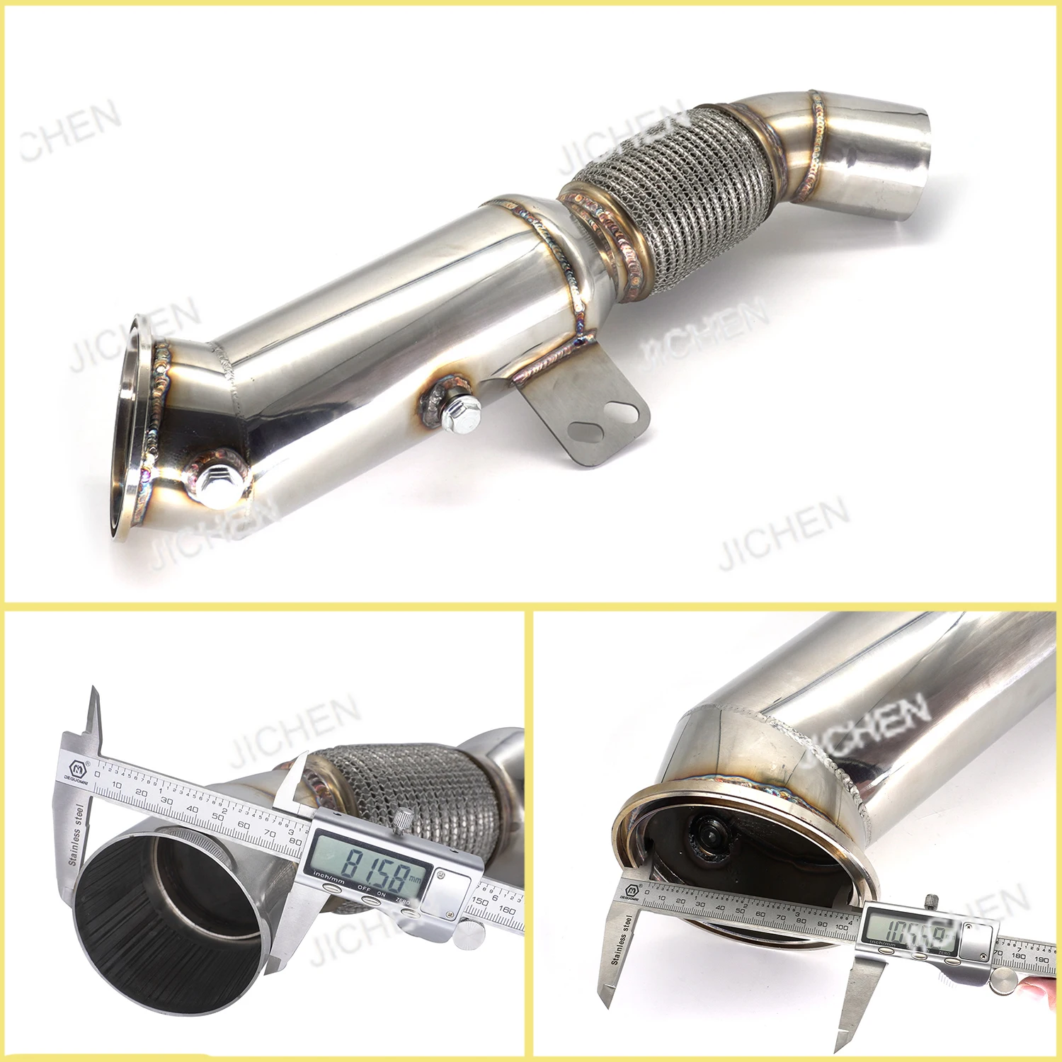 

for BMW B58 Downpipe for 340i 440i 540i 740i M140i M240i xDrive F20 F22 F23 A90 A91 RHD LHD 4.5inch Catless Down Pipes