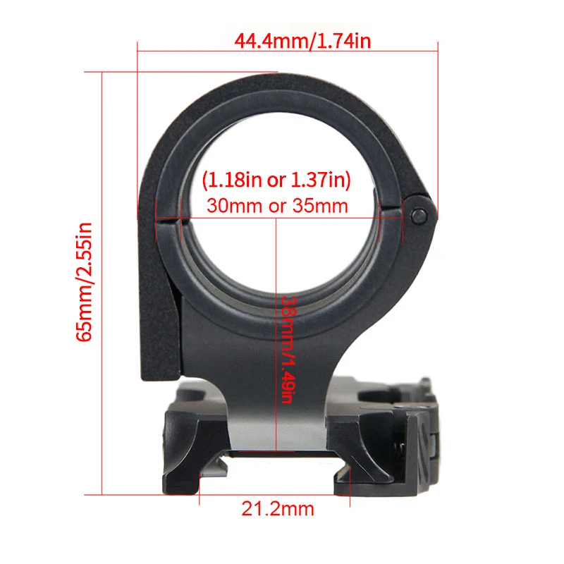 25,4/30 mm Doppelring-Zielfernrohrmontage