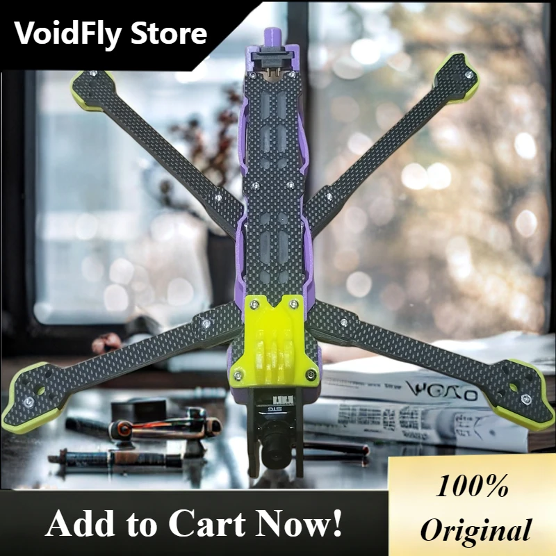 VoidFly Custom OEM RC 7-inch FPV Drone DC Long-Endurance Frame T700 Carbon Fiber Frame Compatible With O3 O4 Pro RC Mode