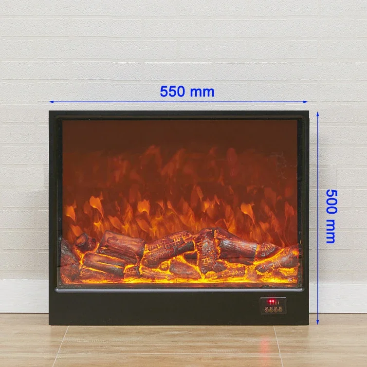 مدفأة كهربائية إدراج Firebox مدخنة الموقد LED البصرية الاصطناعية المصباح لهب النار الديكور #5