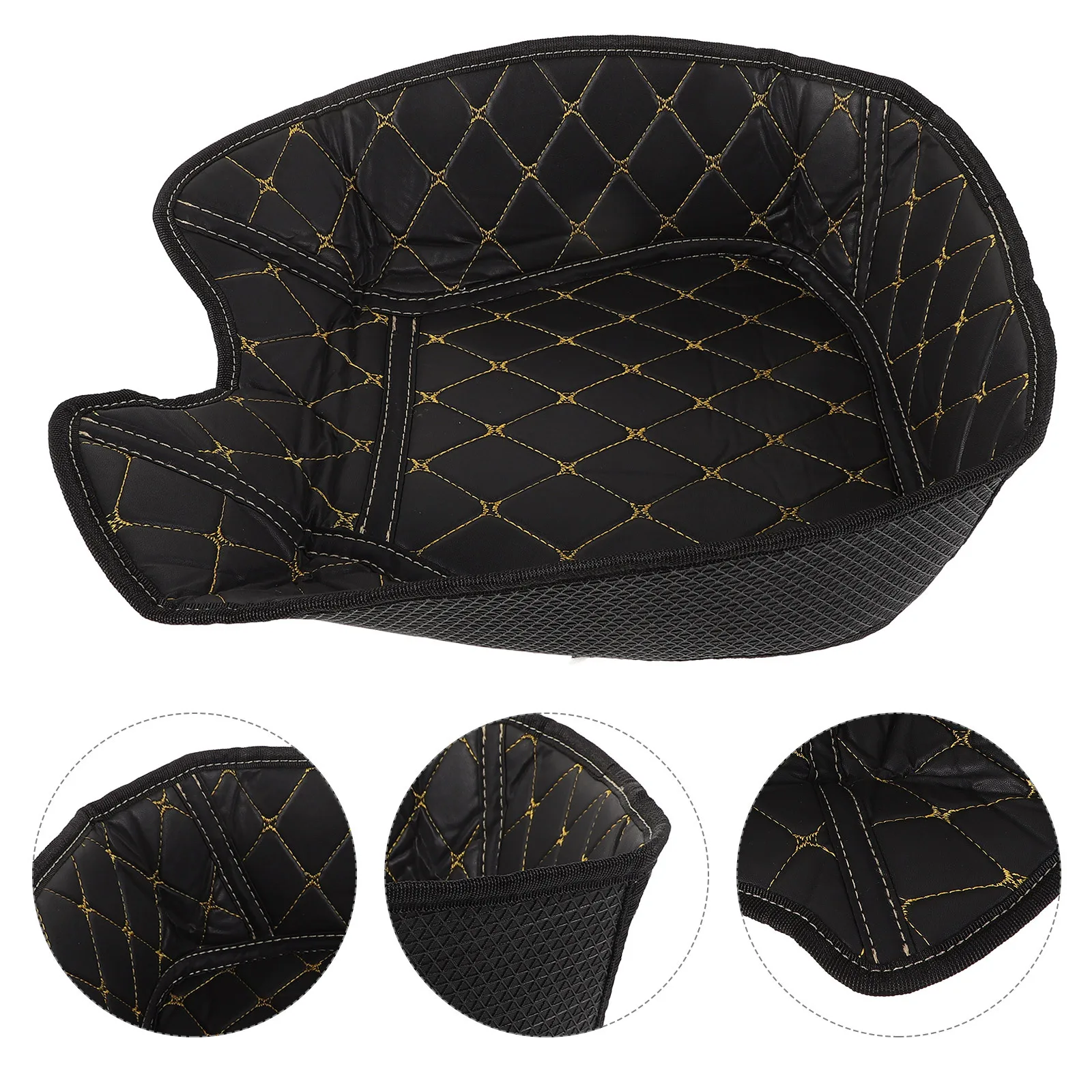

Tail Box Pad Pu Inner Liner For Scooter Motorcycle Luggage Case Bottom Protector Universal Fit Waterproof Scratch