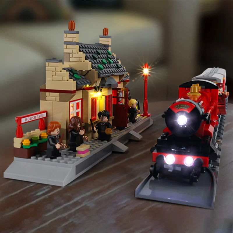 EASYLITE LED Light Set For 76423 Express Train Set with Station Collectible Bricks DIY Toys Only Lighting Kit No Building Model