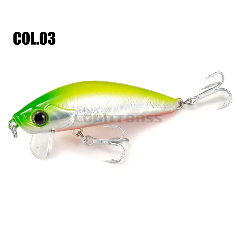 Countbass Floating Minnow 66 mm 6 g Wobbler zum Angeln, Barsch Lachs Forellenangeln Chatterbait Jerk Your Bait Crank Shad