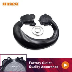 OTOM Motorcycle Engine Cover Clutch Magneto Exhaust Guard Protection For KTM HUSQVARNA GASGAS 250 300 EC300 MC250 HENGJIAN Z300