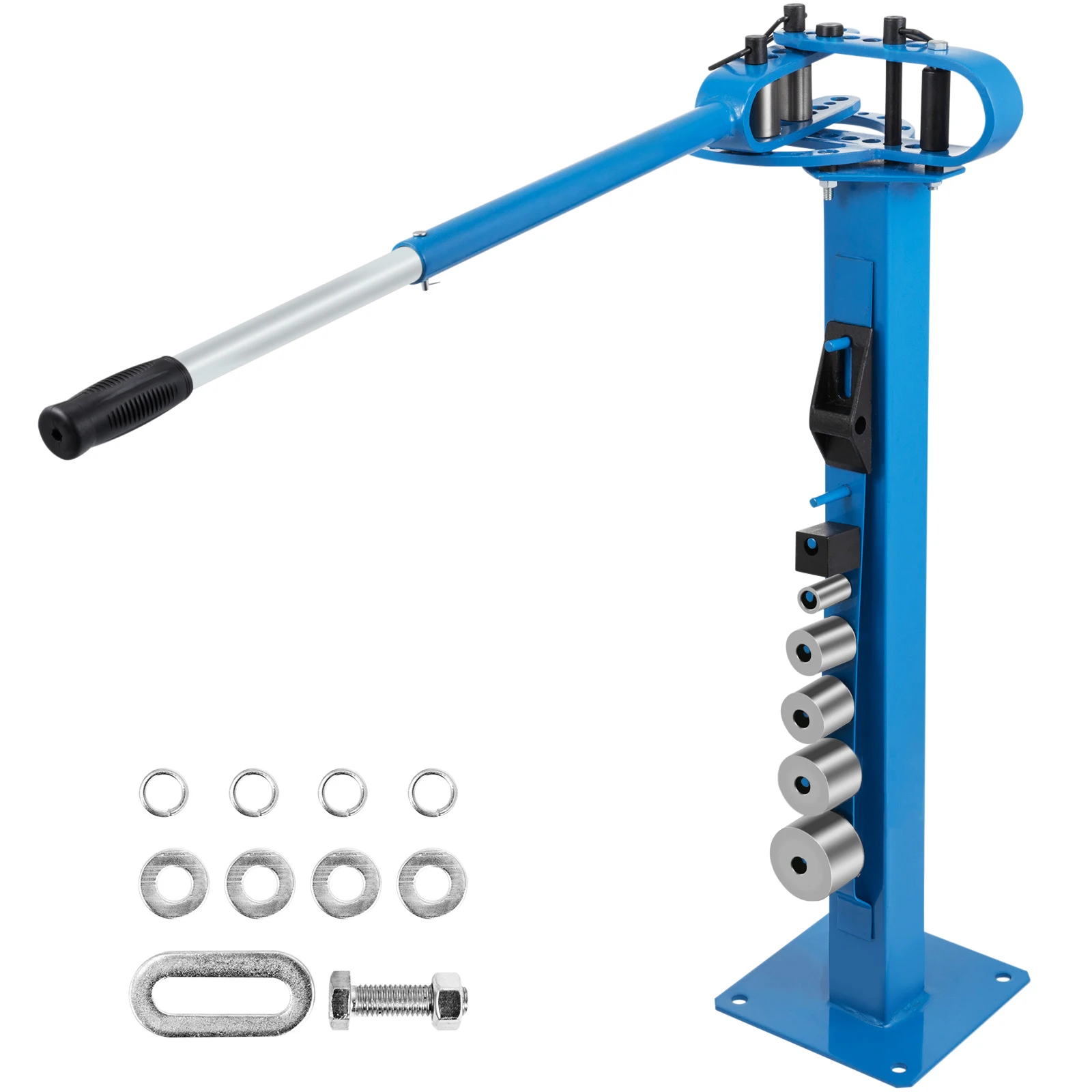 SucceBuy YP-38 Floor Mounted  Bender with 7 Dies Mutifunctional 44in Telescopic Rubber Handle Copper Steel Tube Bending Tool