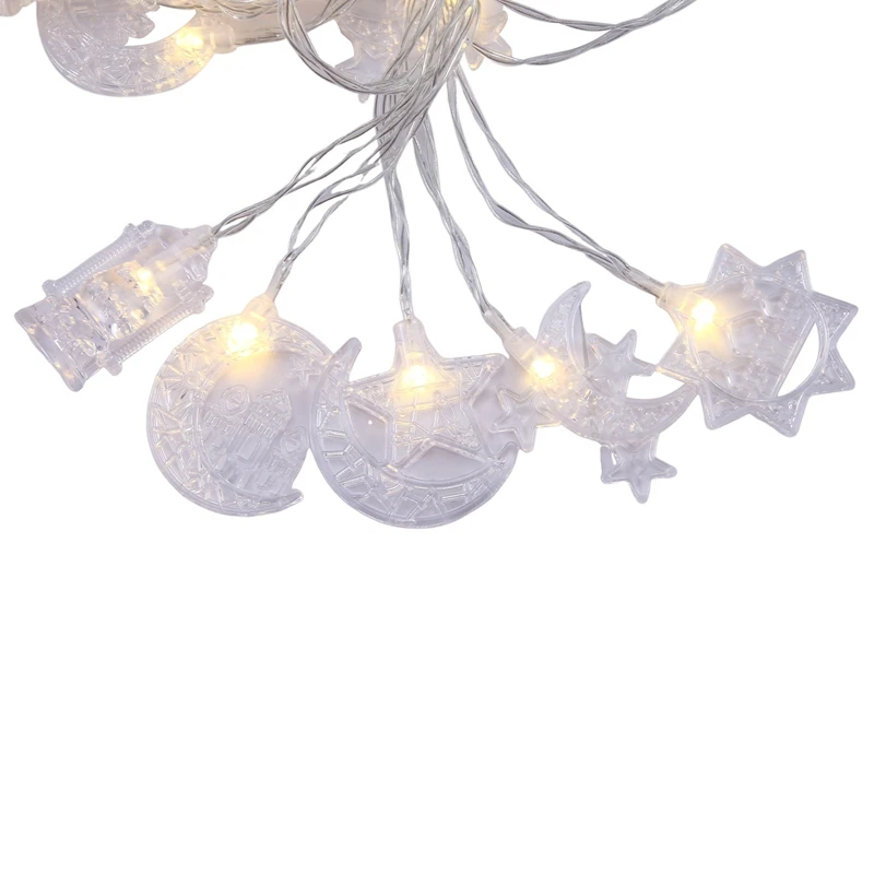 TOP USB Constant Light 6 Meters 40 Lamps Arab Eid Palace Lights Decorative Gulbang Festival Lights Colorful String Lights