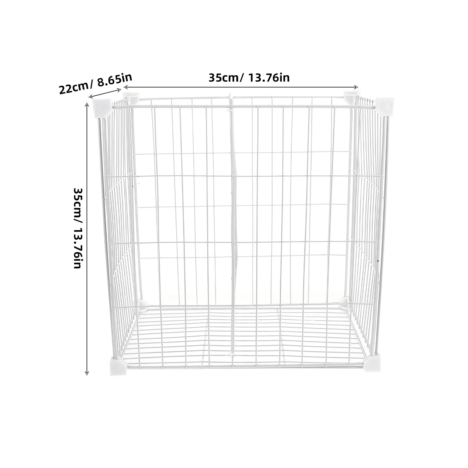 Cestino organizer per congelatore Bianco Divisori regolabili facili da installare Scaffale per organizer per congelatore a pozzetto Uso domestico