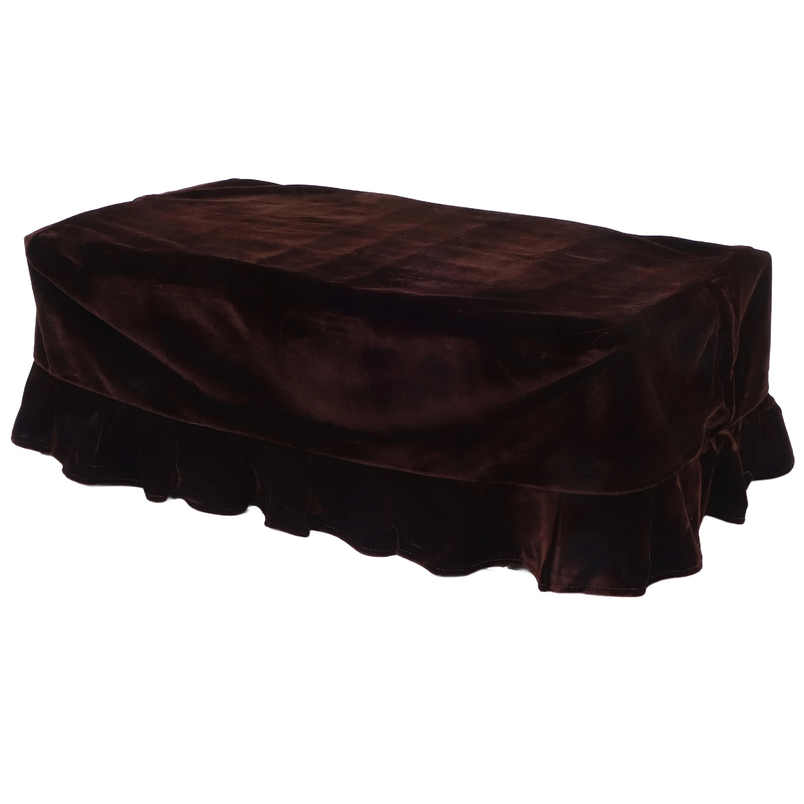 

Piano Stool Cover Bench Slipcover Protector Golden Music Chair Covers Office