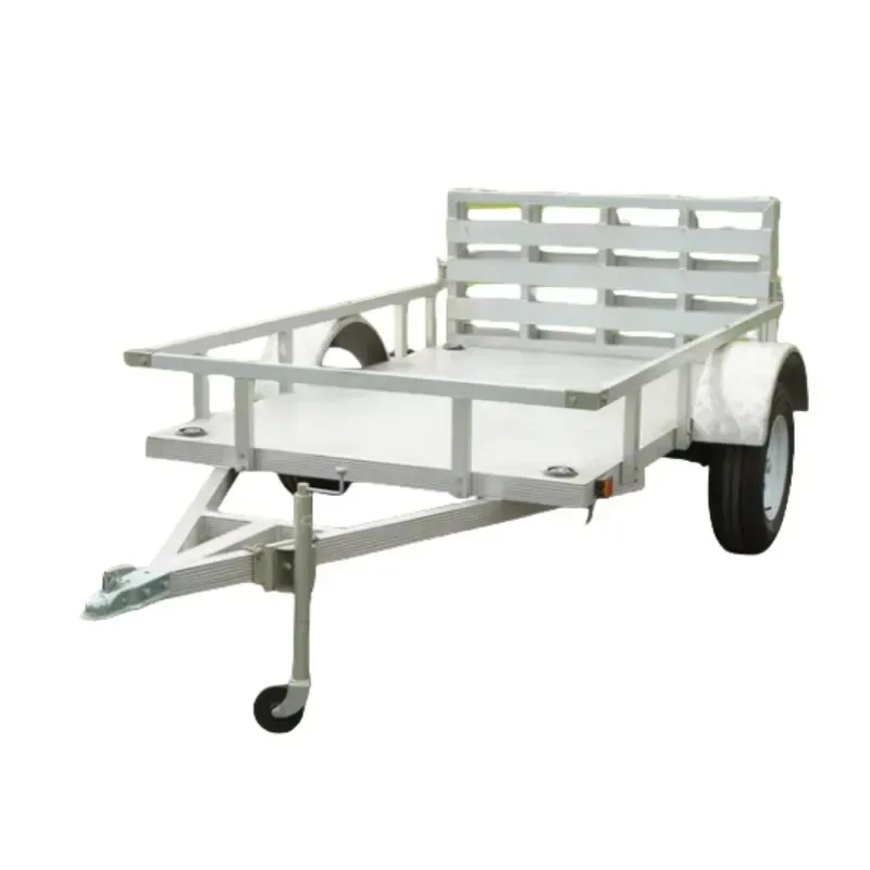 Aluminum Utility Auto ATV Trailer 5x8 5x10 6x12 7x14 Max Payload 3500 Lbs Parts Accessories