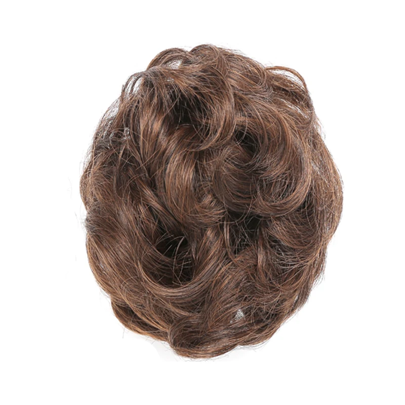 Messy Bun Hair Piece Wavy Claw Clip Synthetic Fake Buns Hair Extensions Soft hairs buns Hairpieces for Women Daily Wear