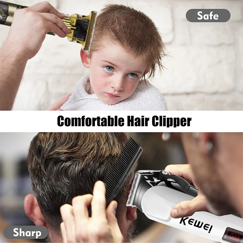 Akumulator elektryczna maszynka do strzyżenia włosów trymer dla mężczyzn golarka akumulatorowa trymer mężczyźni fryzjer broda ścinanie włosów zestaw urządzeń