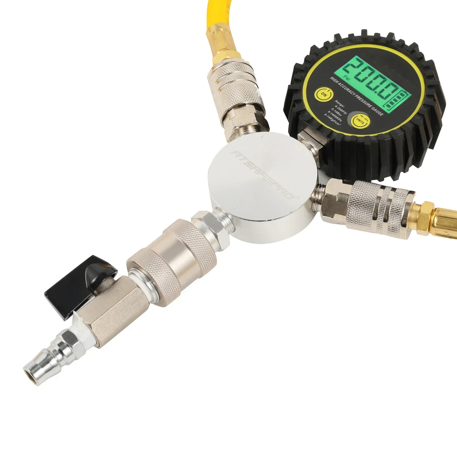 

2026 Digital Gauge 4 Way Manifolds With Hose Air up and Down Tire Inflate Deflator System