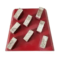 1Pc Frankfurt Diamond Metal Grinding Block Metal Abrasive Pad For Polishing Marble Granite Quartz Concrete Floor Slab Stone