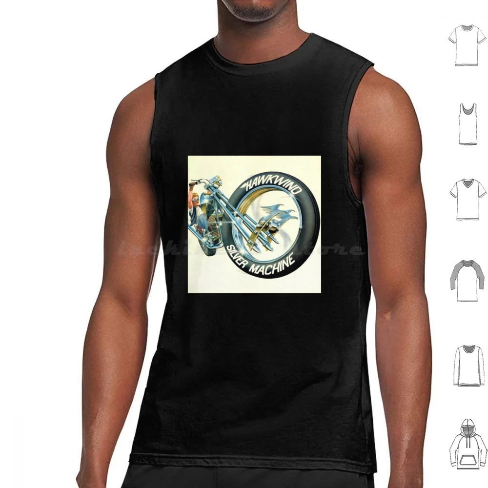 

Серебряные майки с принтом Хлопок Hawkwind Music Hawkwind Youtube Hawkwind Трендовая распродажа Hawkwind Band Hawkwind