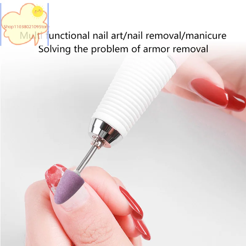 

12 шт., 2,35 мм, абразивный полировальный камень с хвостовиком для вращающихся инструментов, шлифовальный камень, инструменты с головкой колеса, мини-набор сверл для ногтей