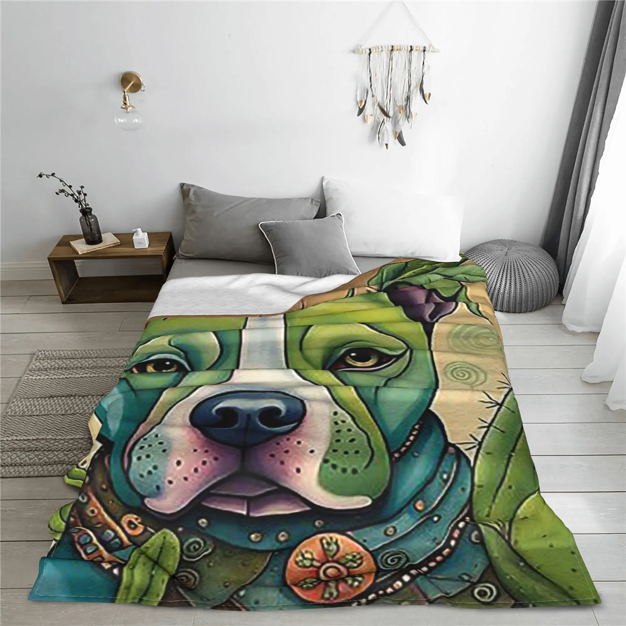 

Одеяло с колючим портретом Pit Bull, флисовое одеяло для дивана, теплое одеяло для дивана, постельные принадлежности, дорожные пледы, покрывало, одеяло