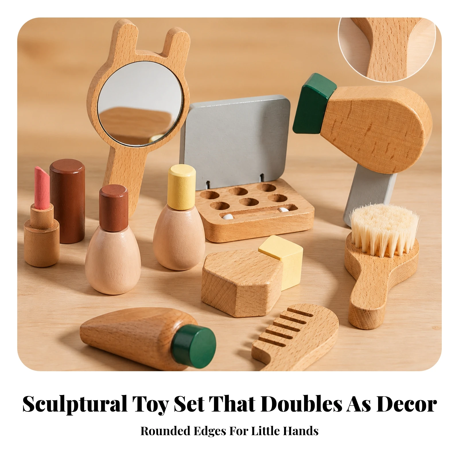 Beauty Salon Play Set with Mir - Beauty Makeup Vanity Set recension och pris