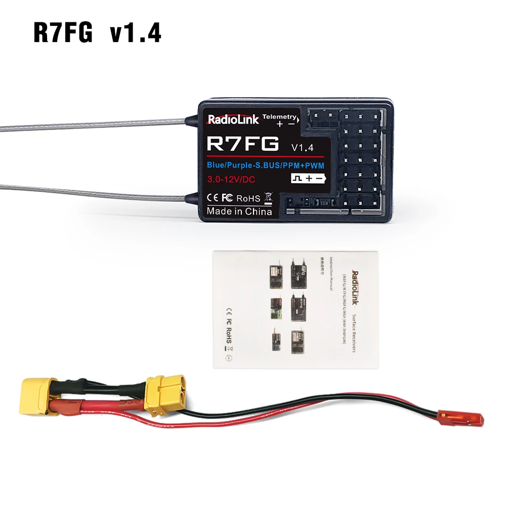 RadioLink RC Receiver R8FGH R8FG R8EF R8FM R8SM R8XM R7FG R6FG R6F R4FGM 2.4G Receiver