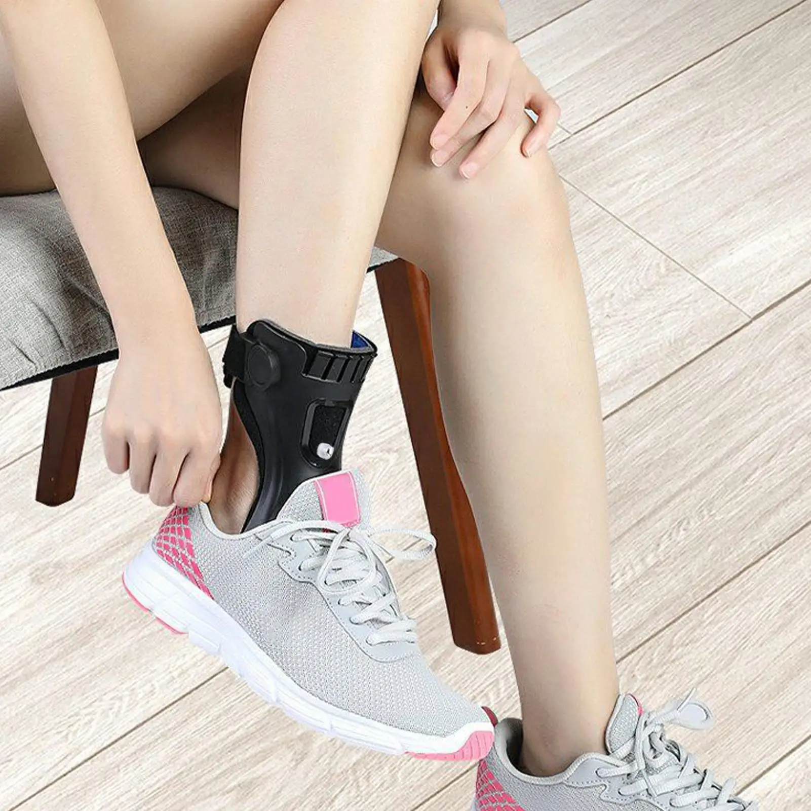 Knob Adjustment Plantar Fasciitis Splint Brace AirbagBuckle Dorsal Drop Foot Orthopedic Brace Comfortable Compression