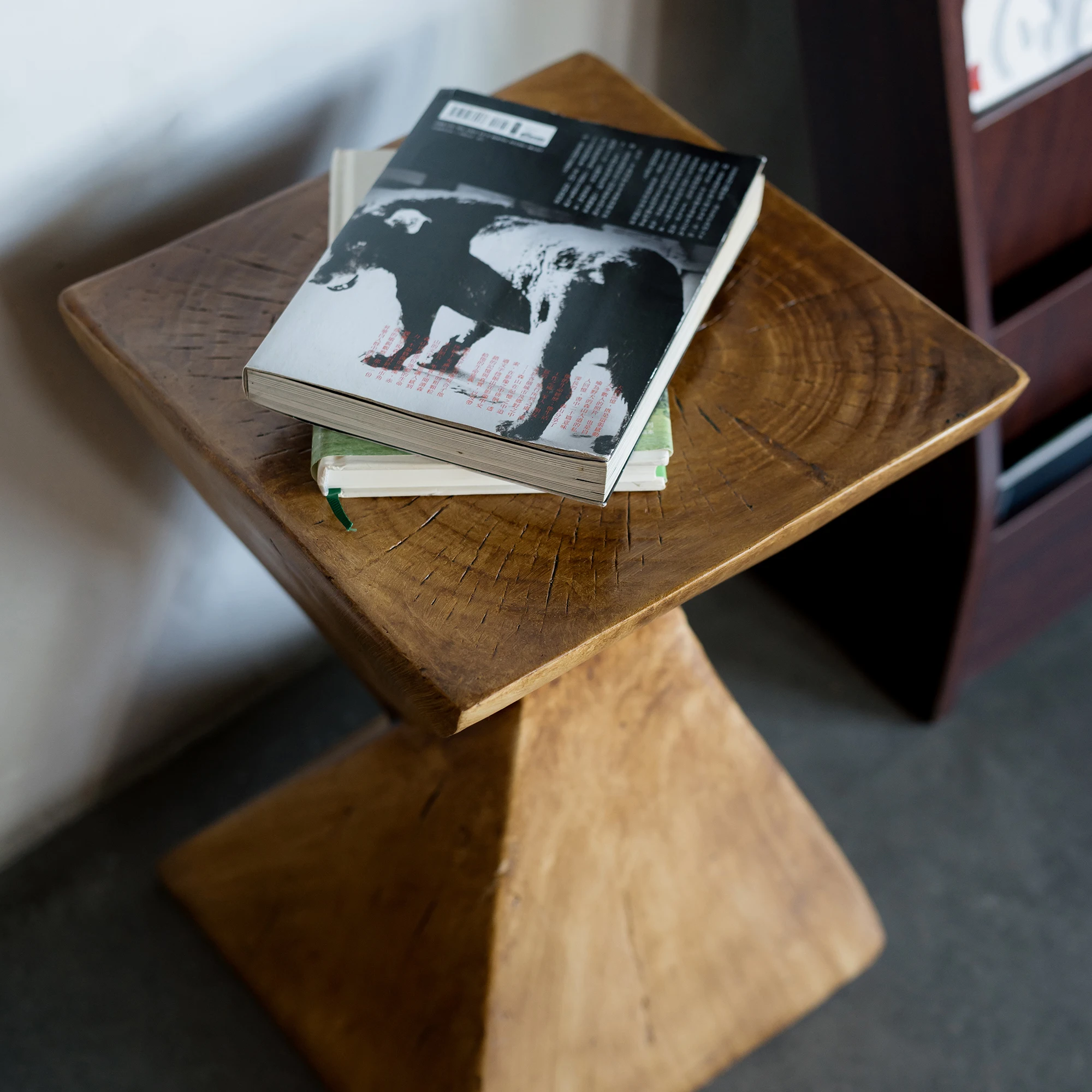 

Nordic minimalist coffee table art wabi-**** modern living room sofa imitation wood grain