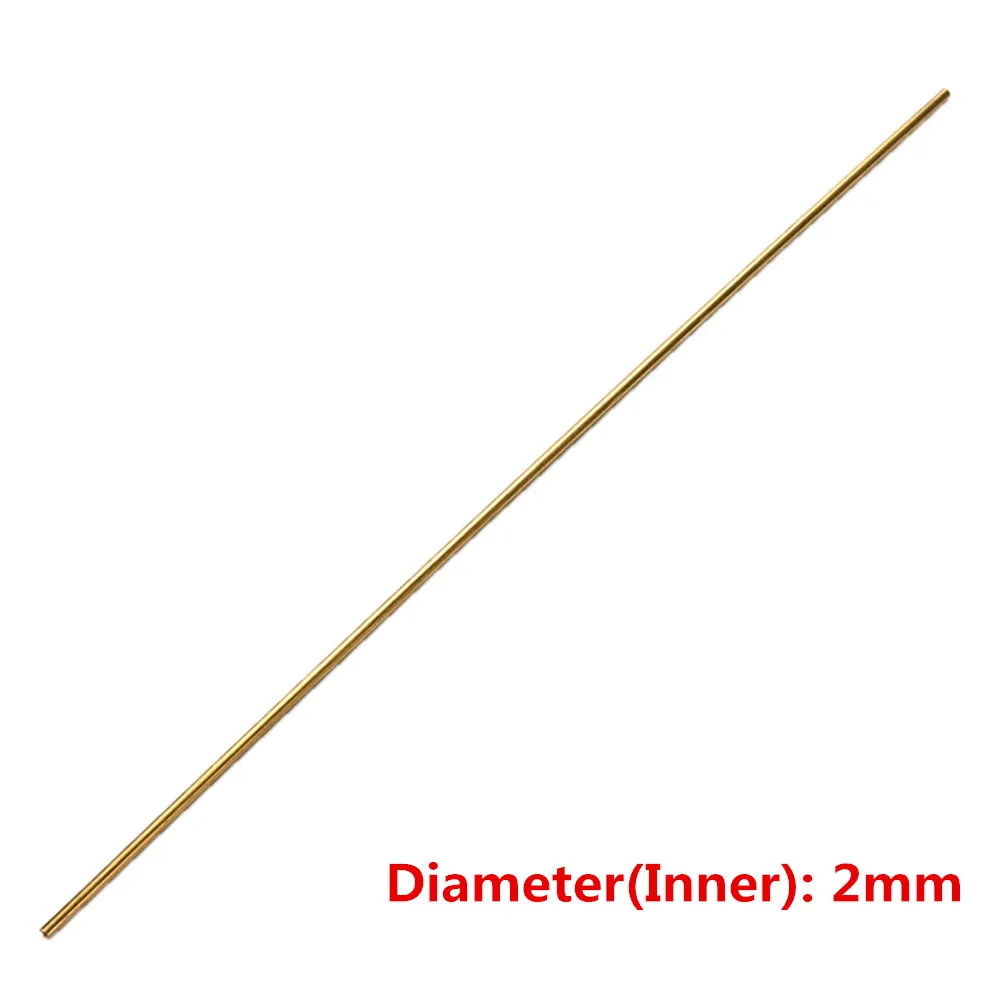 Diametro 2/3/4/5mm tubi in ottone tubo in ottone tubo in ottone lunghezza 30cm lungo 0.45mm parti di utensili da taglio a parete