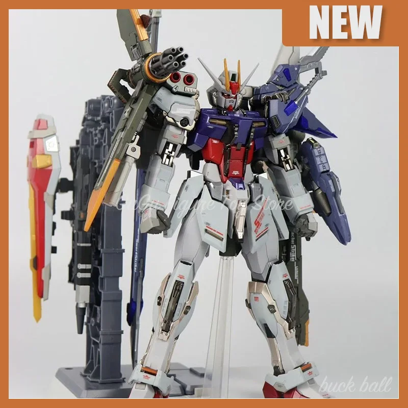 Mg 1/100 Mobile Suit Figure Strike Freedom Type Mobile Suit Dual Backpacks Assembly Figure With Sword And Launcher Toy Boy Gifts