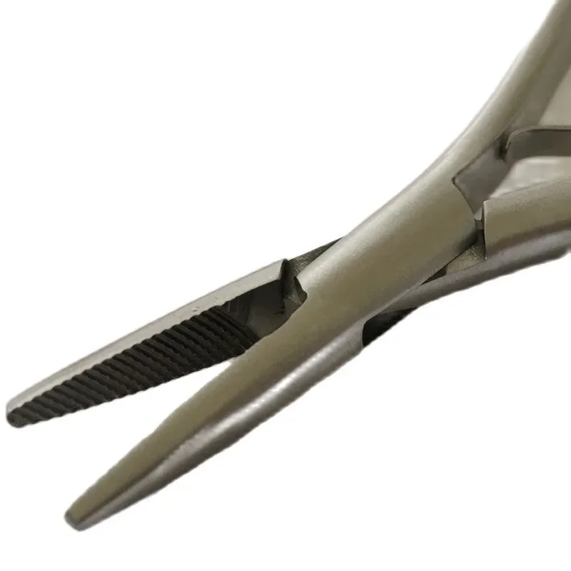 7 inch Silver Stainless Steel Clamp Hair Extension Plier with Small Grooves Keratin Hair Extension Tools Multi Functional Pliers