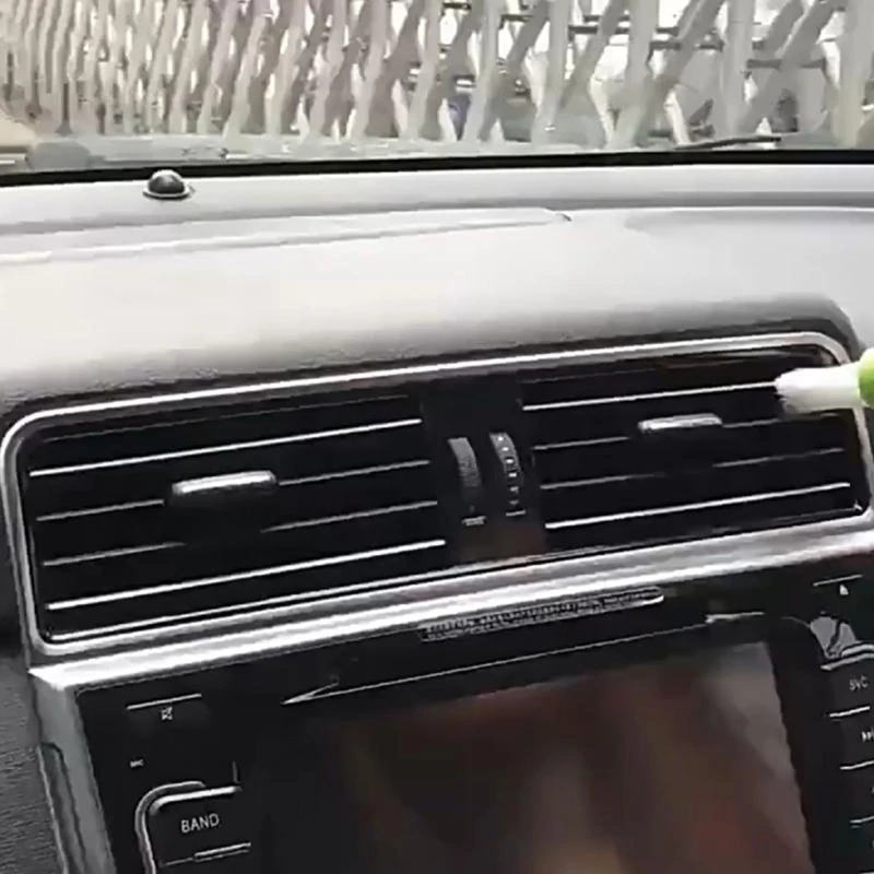 A2BF Car Interior Duster Double Ended Microfiber Vent Duster Cleaning Brush Dust Collector Dusting Tool for Car Air Outlets - Image 3