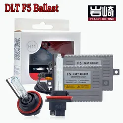 DLT F5 Fast Bright with Original Yeaky Xenon Bulb Lamp H1 H3 H7 H11 H9 9005 9006 9012 HID car Light Xenon Kit AC 12V