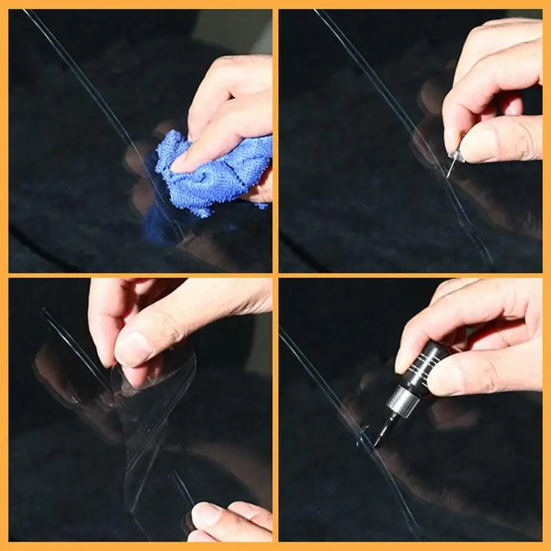 Car Windshield Cracks Nano Repair Tool Kit Auto Glass Windscreen Cracked Repair Fluid Window Scratch Cracks Restore Accessory