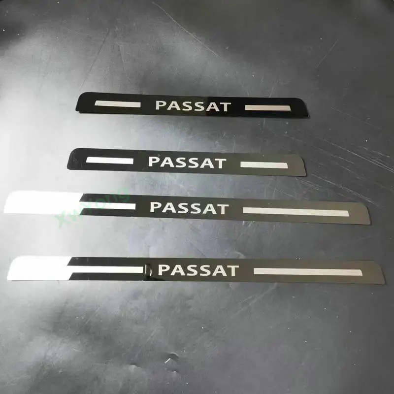 

4 Pcs For VW Volkswagen Passat B8 B7 B6 B5 2002-2022 Car Accessories Stainless Steel Door Sill Pedal Scuff Plate