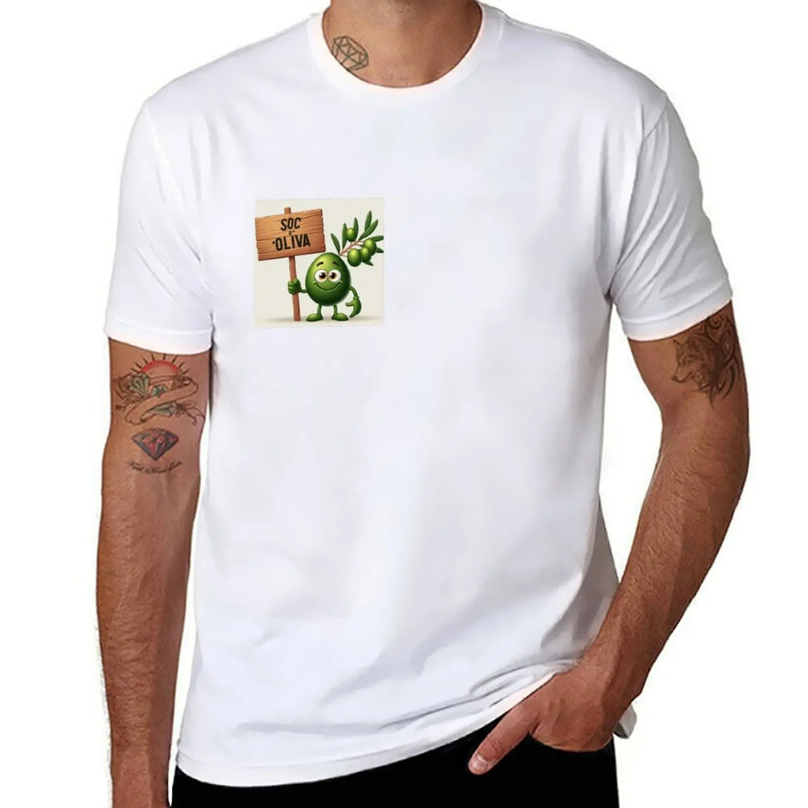 

SOC D OLIVA 8 T-Shirt t shirts for man cotton anime t shirts oversize T-Shirt