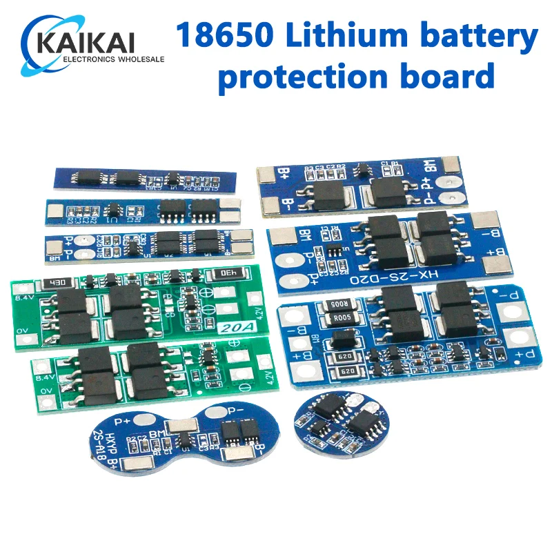 2S 3A 4A 5A 8A 10A 13A 20A 7.4V 8.4V Li-ion 18650 Lithium battery protection board / BMS board Standard / Balance