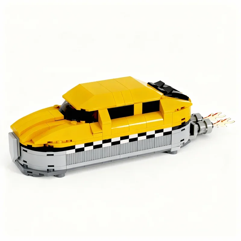 291pcs MOC Fifth Element Taxi Model Icons Building Blocks Festival Gift Architecture Toys DIY Creative Idea Education Brick