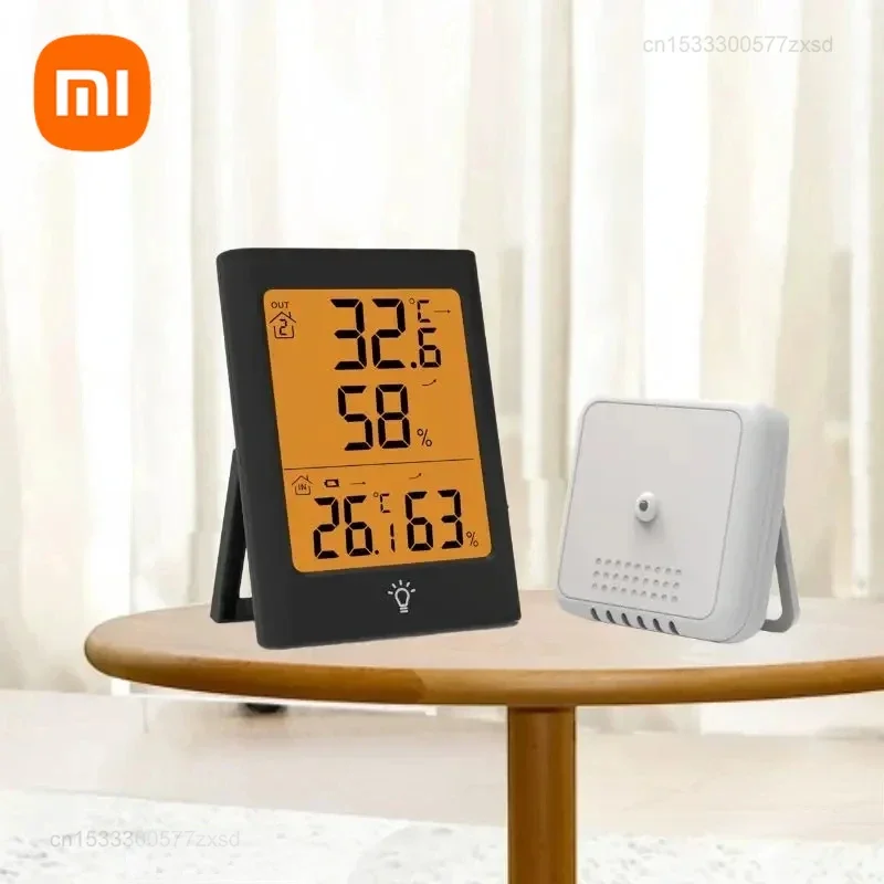 Xiaomi-termômetro Eletrônico sem Fio Digital Higrômetro Testador de Estação Meteorológica In-outdoor Casa