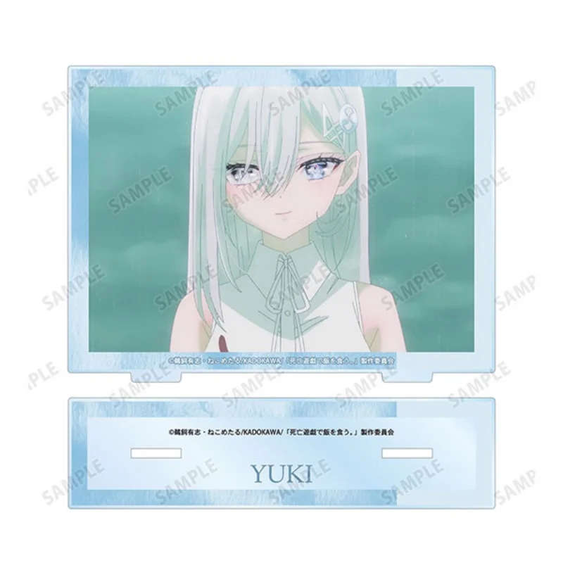 6PCS Bag Charm Anime Playing Death Games to Put Food on the Table 15CM Acrylic Stand Figure Keychain Kinko,Airi,Moegi,Hakushi