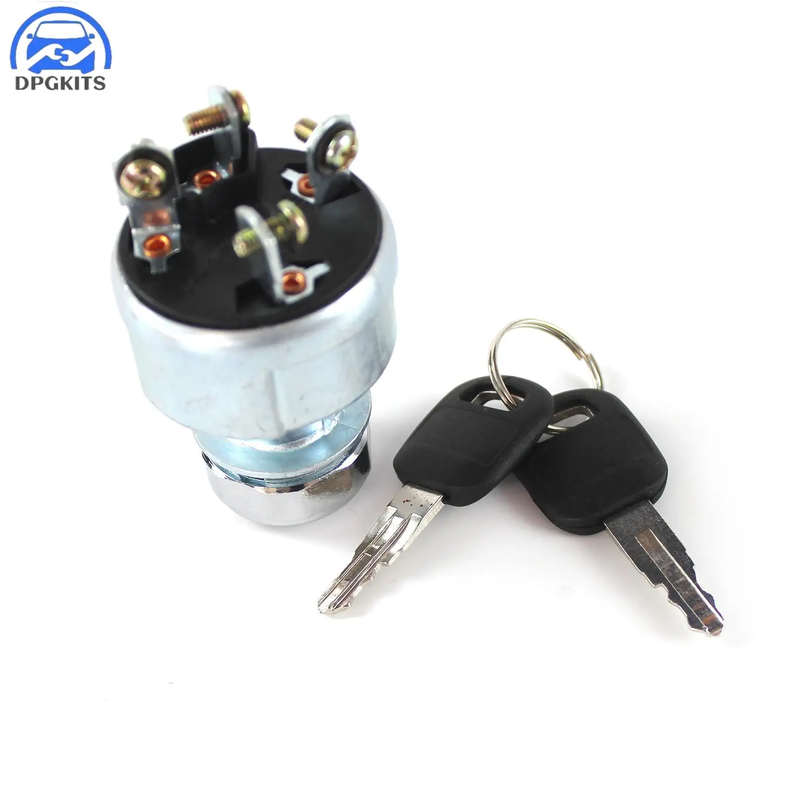 

DPGKITS Ignition Switch 2 Keys 9G-7641 9G7641 for Caterpillar Heavy Equipment Parts 215B 215C 215D 219D E320C E303 E304 E305
