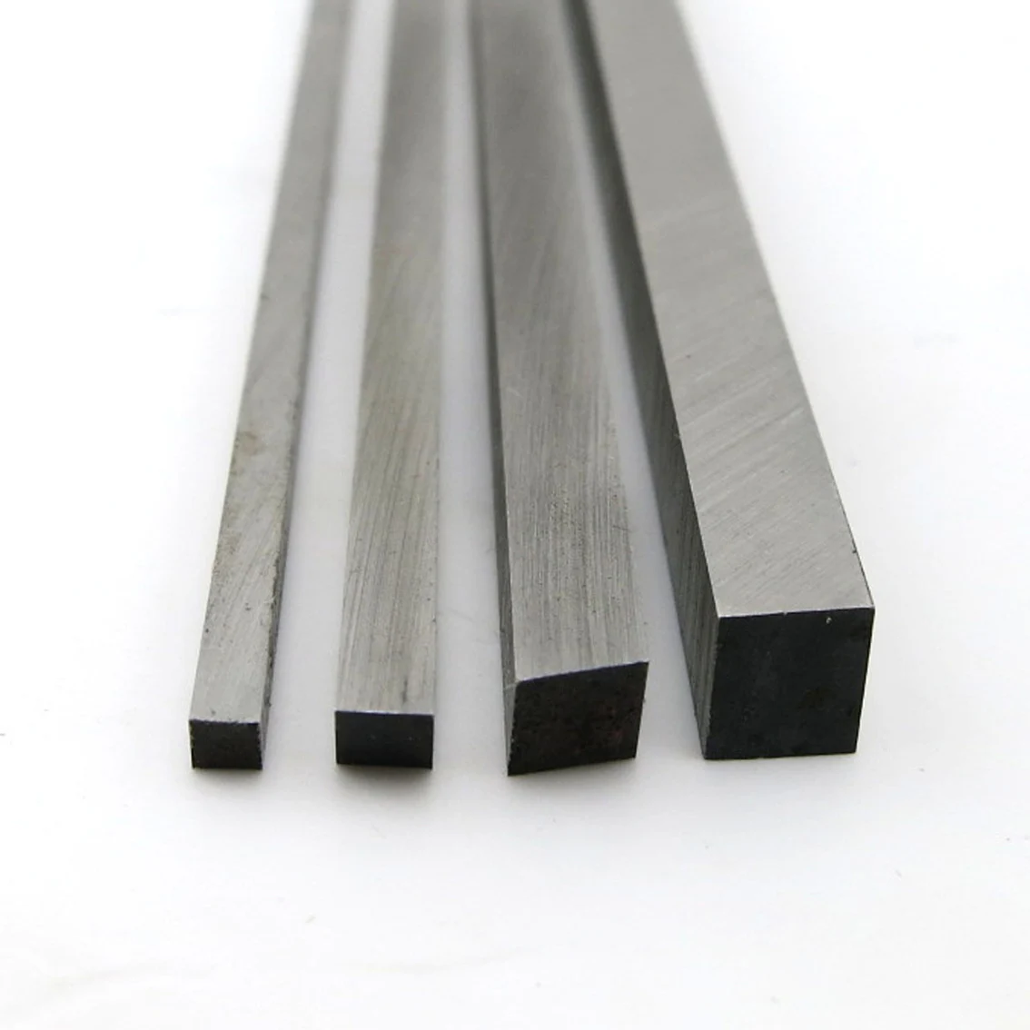 Panjang 200mm persegi batang baja Strip baja Strip Bar untuk DIY Model bahan aksesori alat bagian