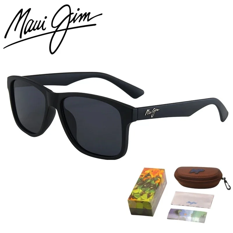 Maui Jim Classic Sports Rimless Sunglasses Men Women Male Driving Golf Rectangle Ultralight Frame Sun Glasses UV400 MJ002