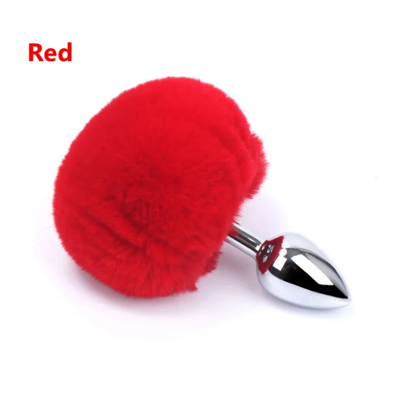 Plug Ponpon: The Real Experience with the 7-Color Stainless Steel Rabbit  Tail Anal Plug
