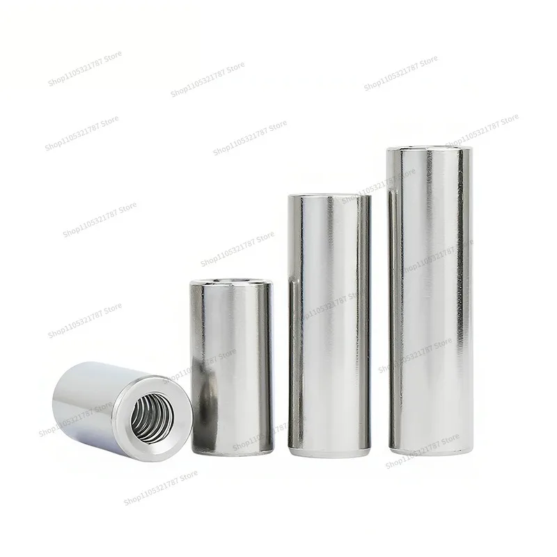 For 304 Stainless Steel, Cylindrical Pin GB120 Positioning Pin Internal Thread Guide Post M3M4M5M6M8M10