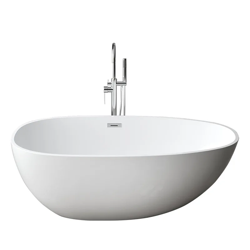 Hotel Internet celebrity bathtub Independent family small apartment goose egg water drop integrated bathtu